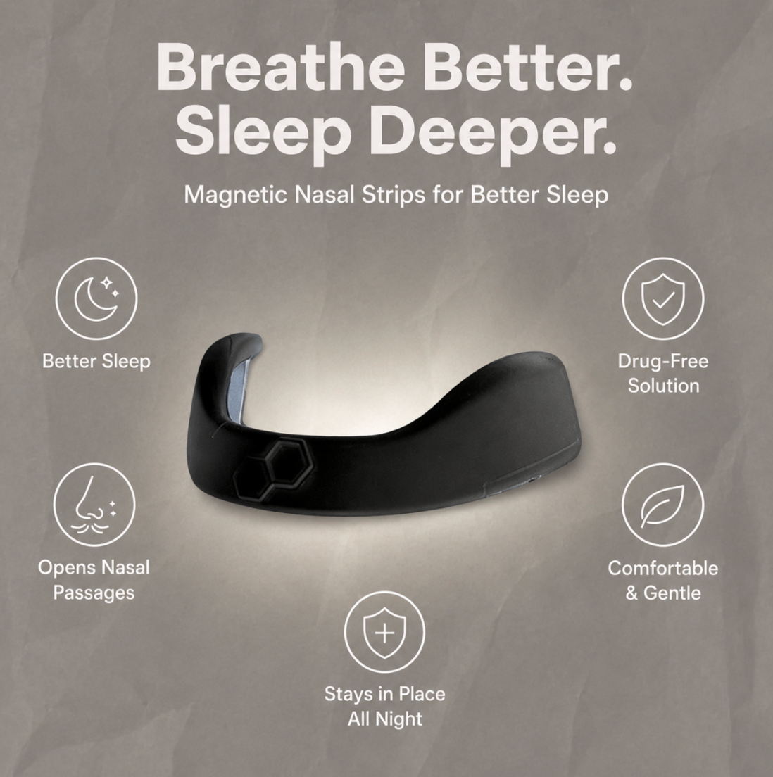 VitalNest™ Magnetic Nasal Strips
