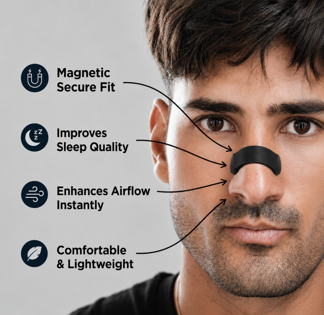VitalNest™ Magnetic Nasal Strips