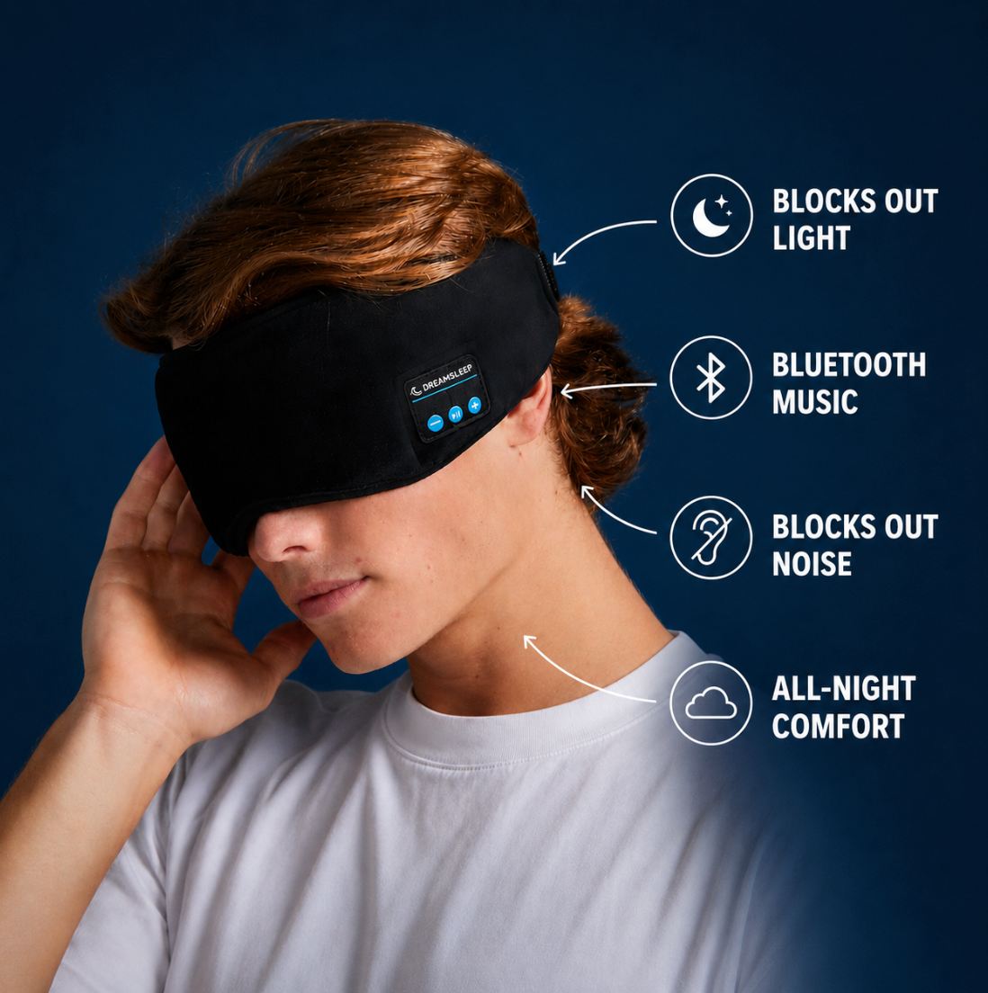 VitalNest™ Bluetooth Sleep Mask